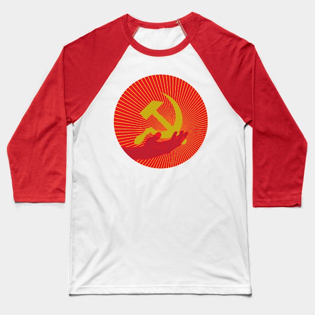 Saint Communism Baseball T-Shirt by BeCreativeHere